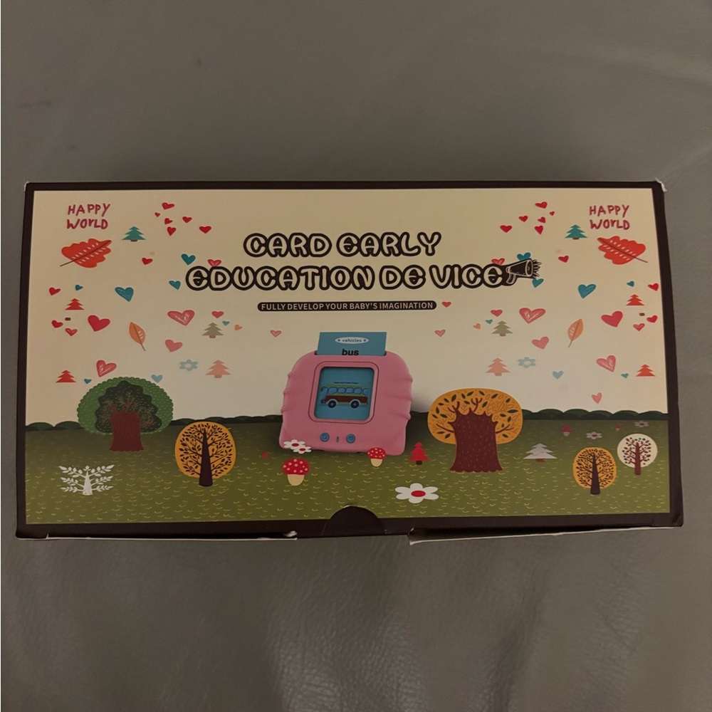 Card Early Education Device - Pink
